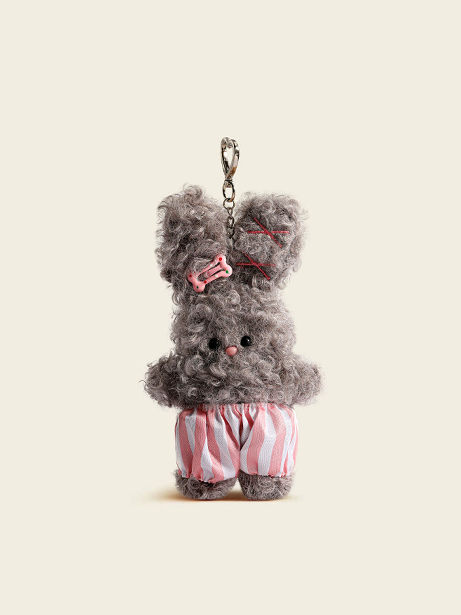 Cute Plush Rabit Keychain