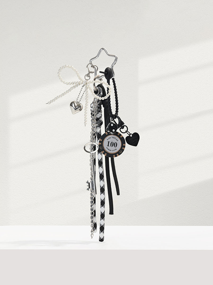 Unique Poker Chip Bag Charm