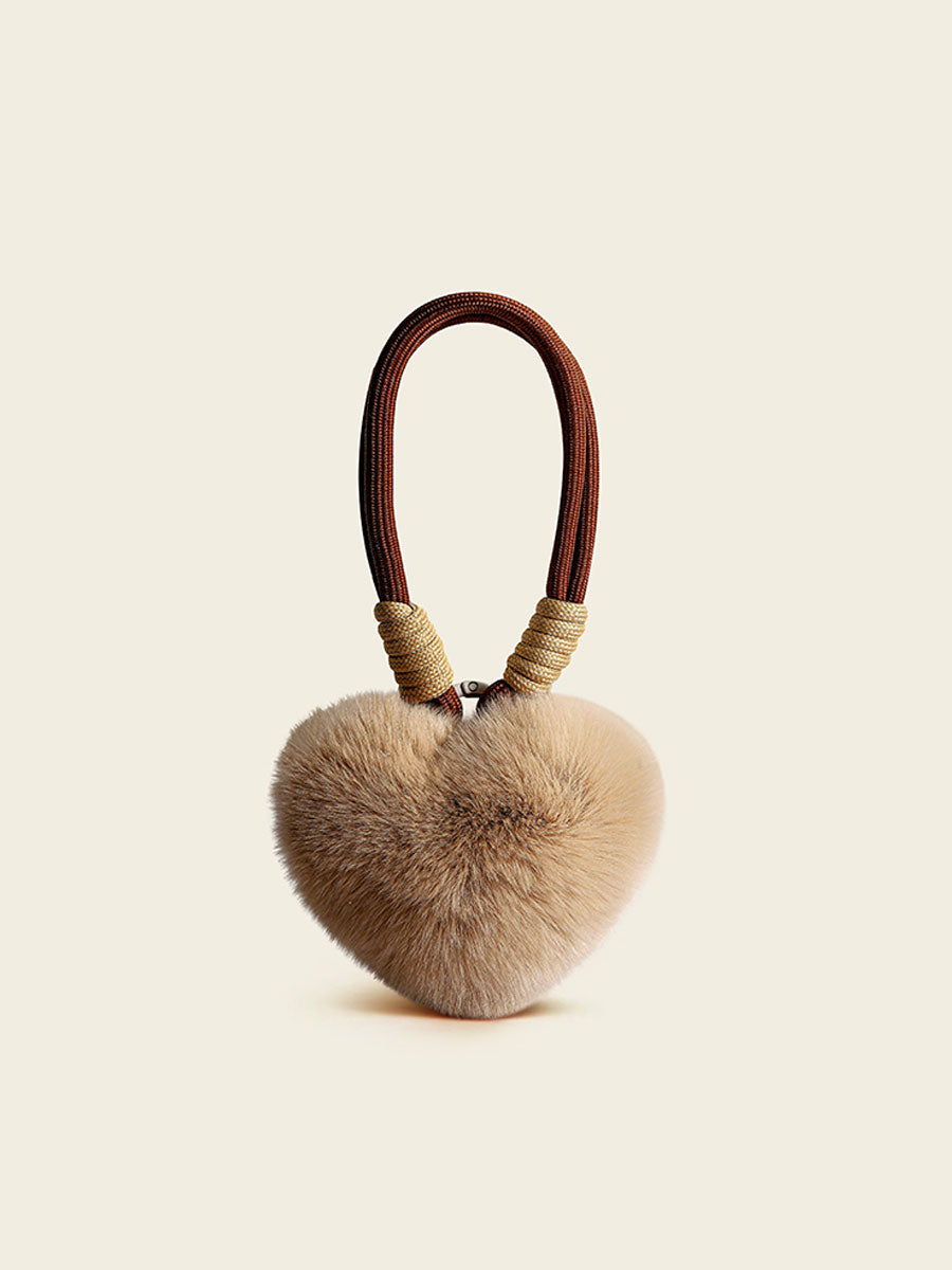 Cute Soft Rabbit Fur Keychain