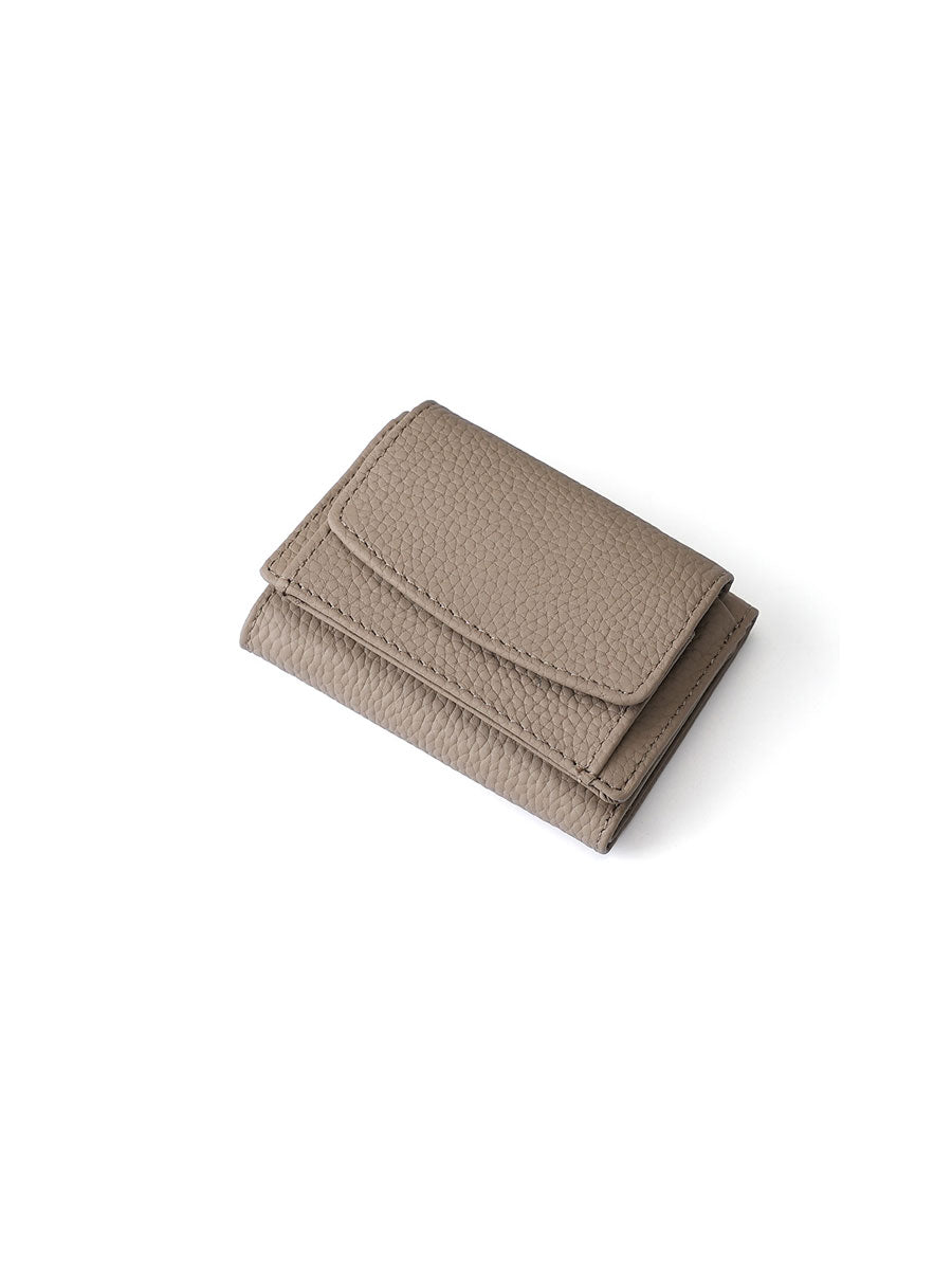 Genuine Leather Mini Wallet RFID 02