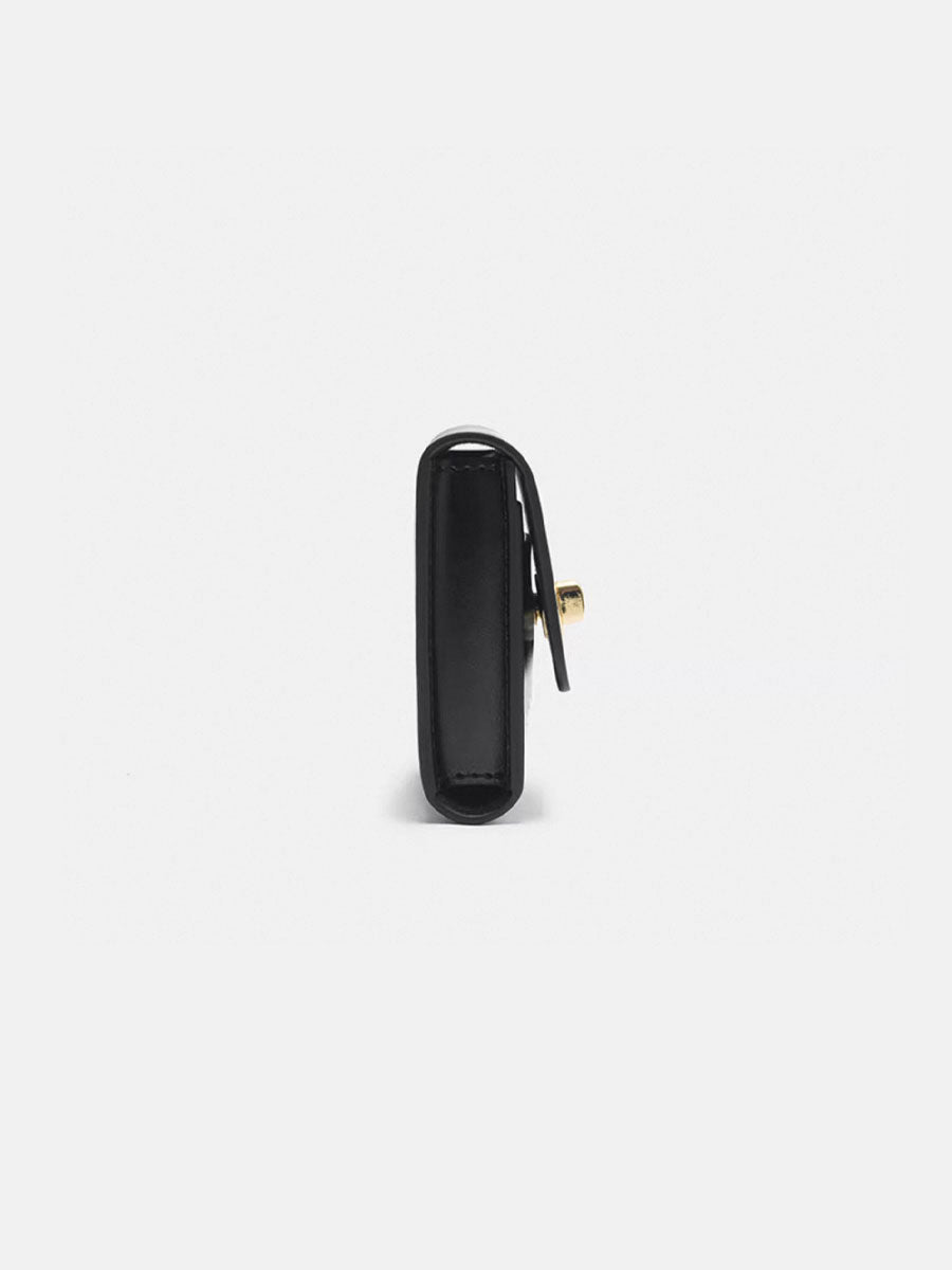Genuine Leather Coin Purse Black