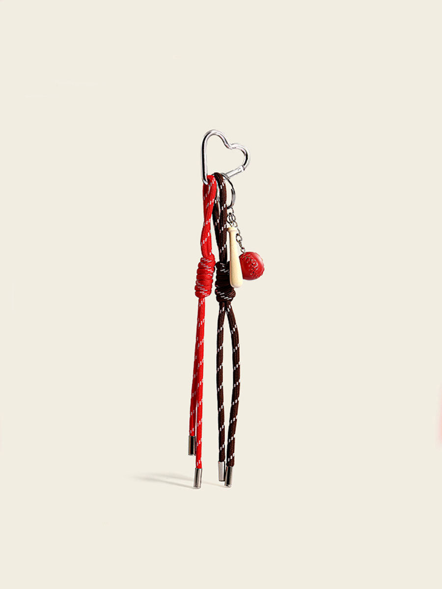 Lanyard Vintage Ball Keychain