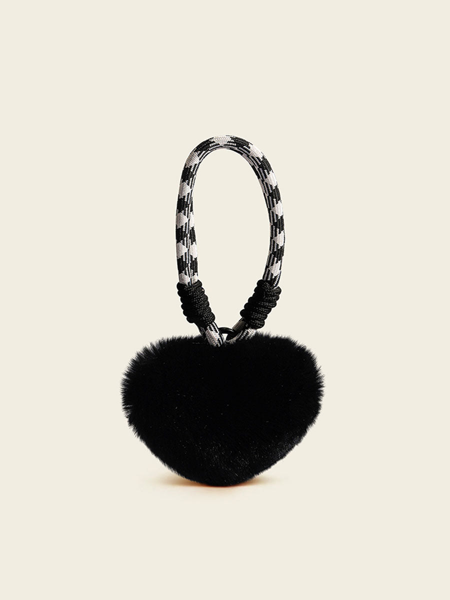 Cute Soft Rabbit Fur Keychain
