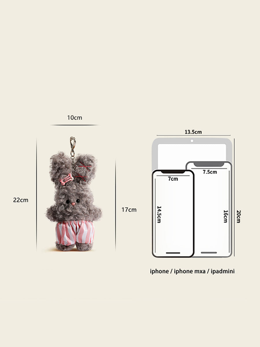 Cute Plush Rabit Keychain