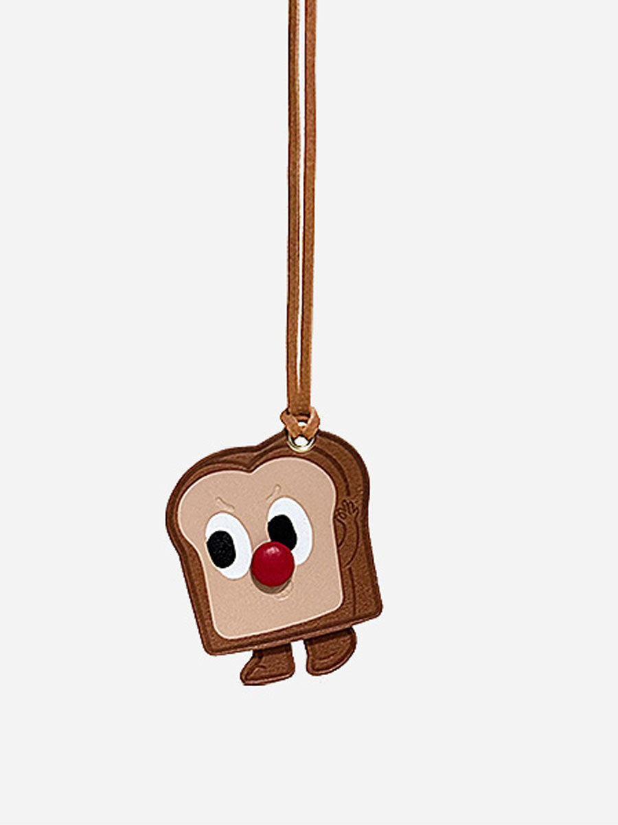Handmade Toast & Croissant & Cheese Bag Charm