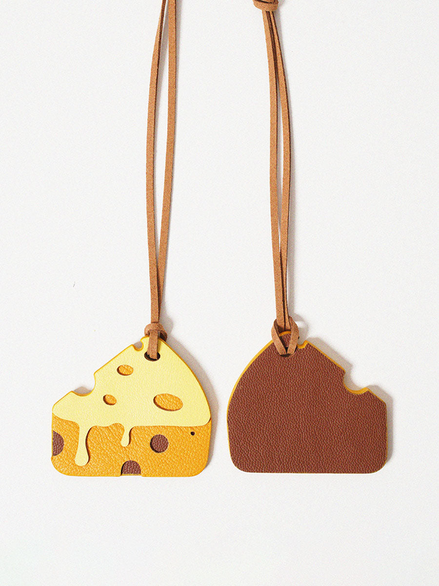 Handmade Toast & Croissant & Cheese Bag Charm