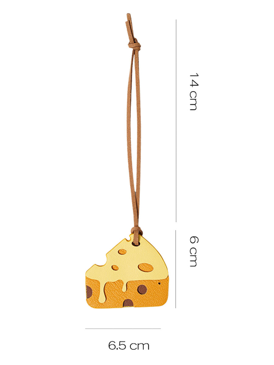 Handmade Toast & Croissant & Cheese Bag Charm