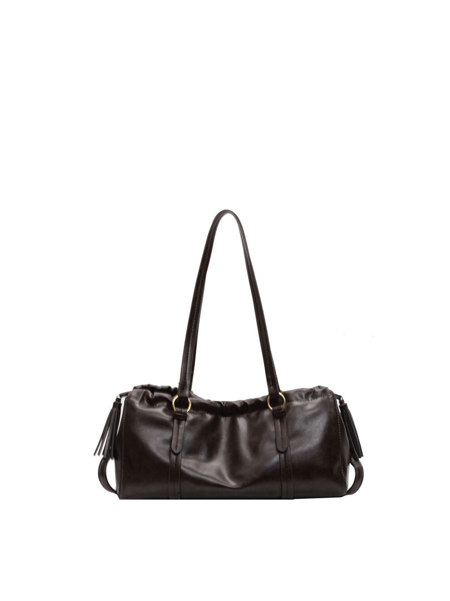 Vintage Patent Commuter Cloud Bag Coffee