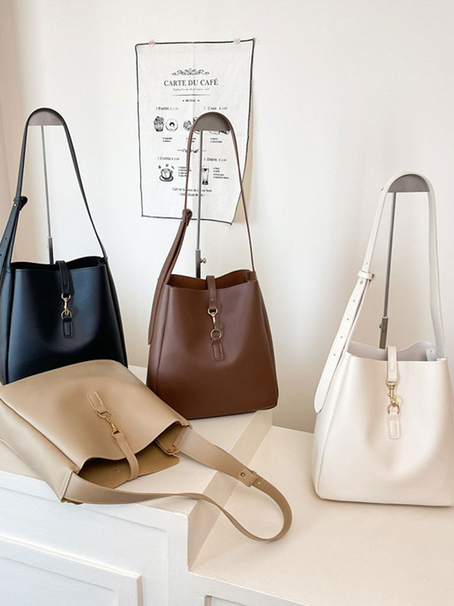 Trendy Bucket Bag Black