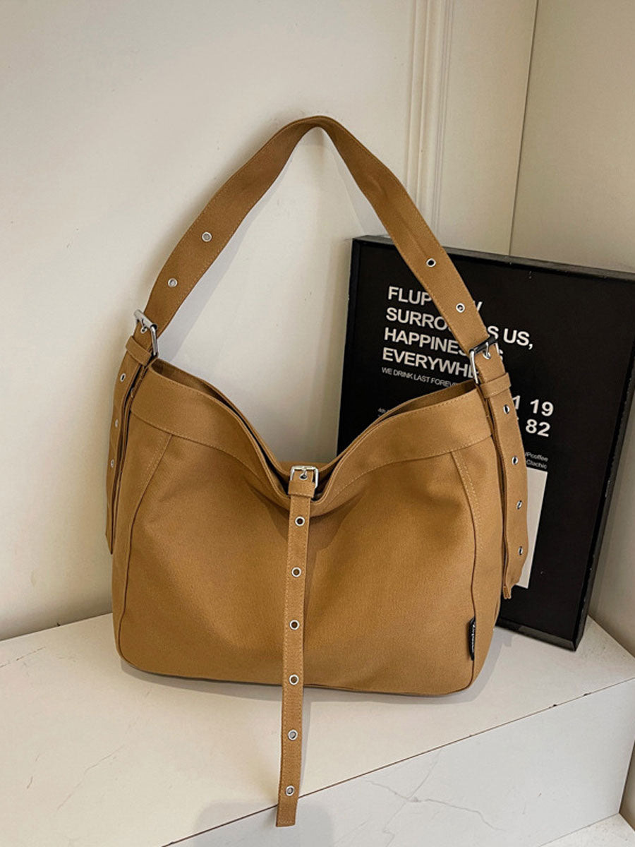 Vintage Canvas Tote Bag White