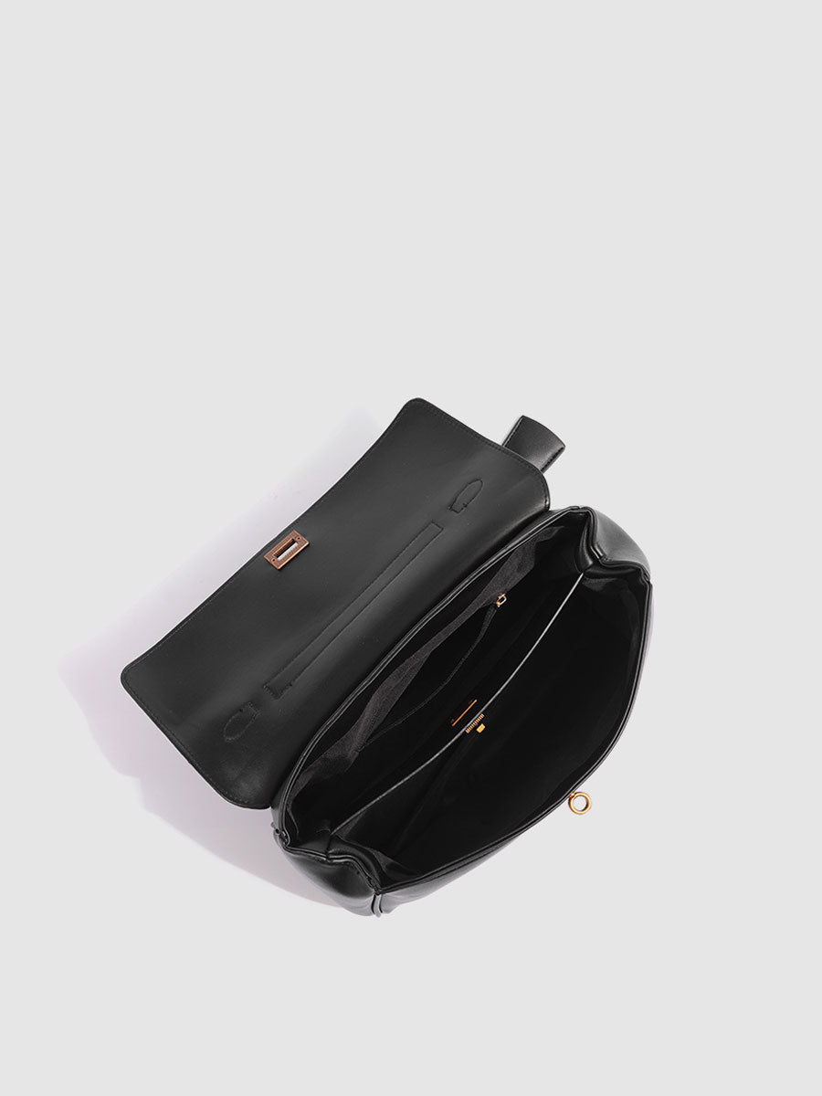 Leather Handbag Brown