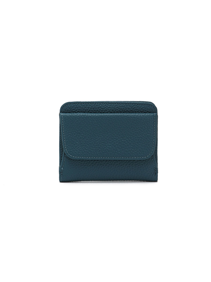 Genuine Leather Coin Purse Orange