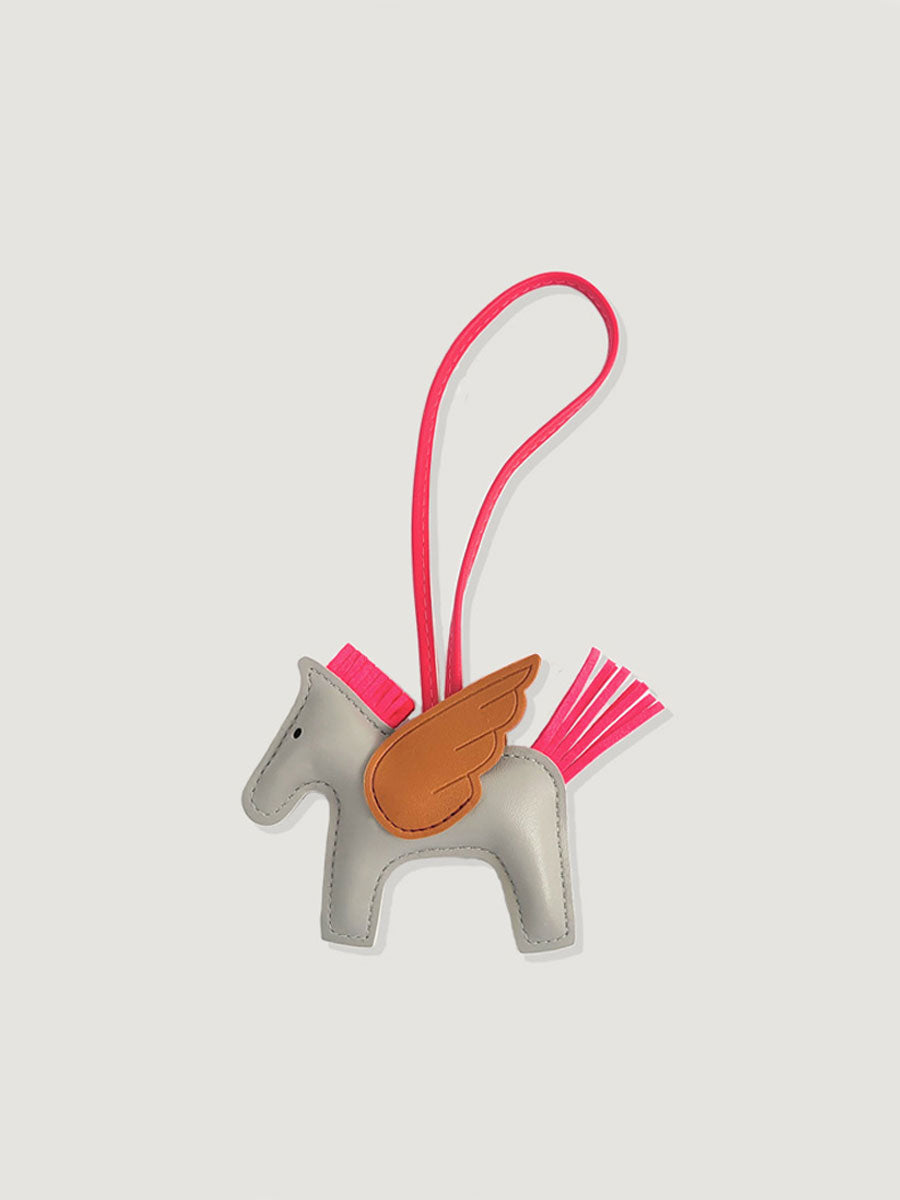 Luxury Leather Pony Bag Charm