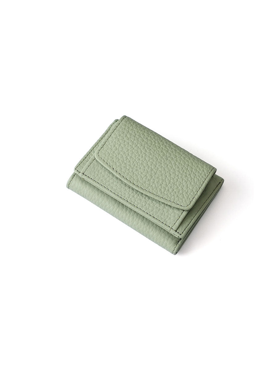 Genuine Leather Mini Wallet RFID 18