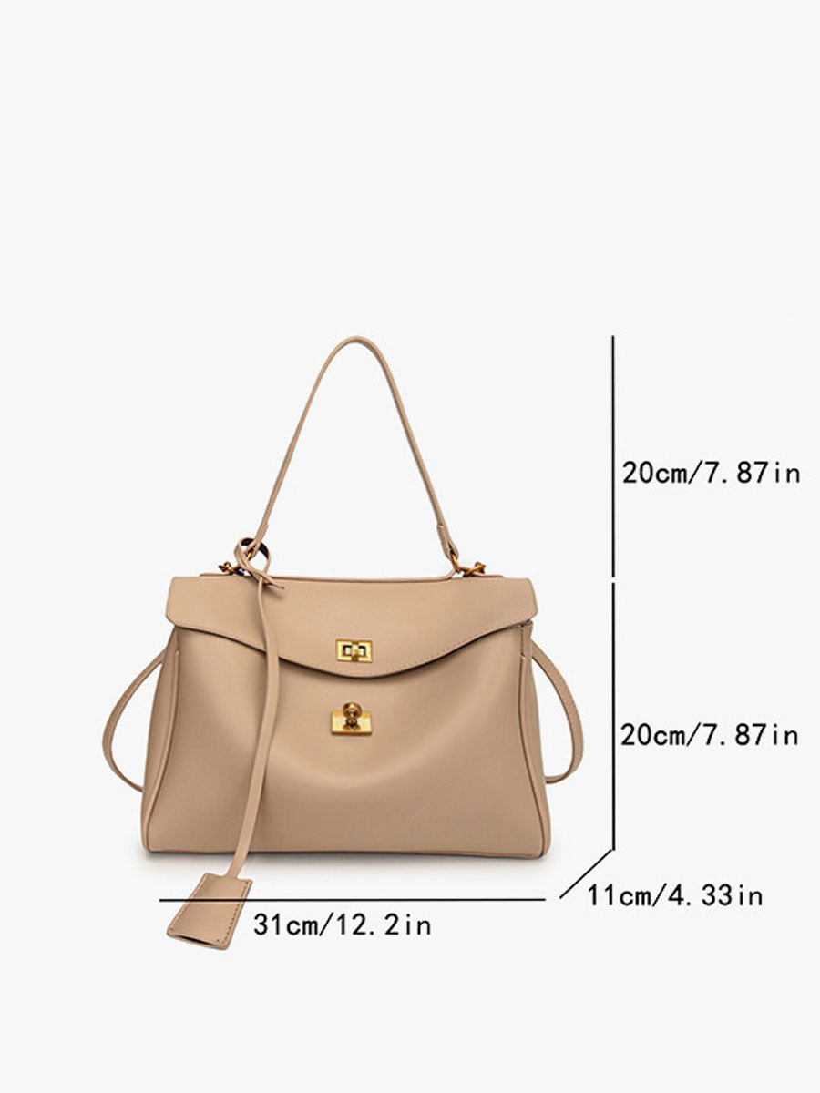 Leather Handbag Brown