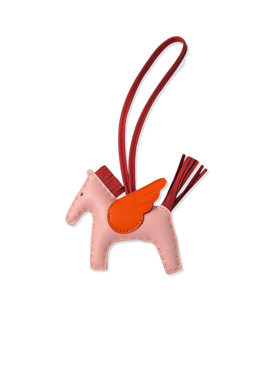 Luxury Leather Pegasus Bag Charm