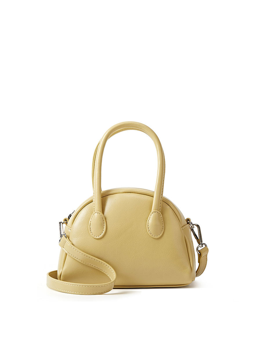 Mini Half Moon Crossbody Bag Yellow