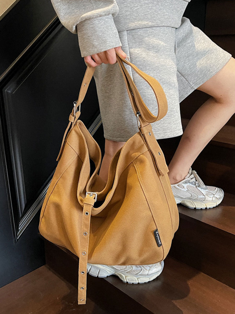 Vintage Canvas Tote Bag White