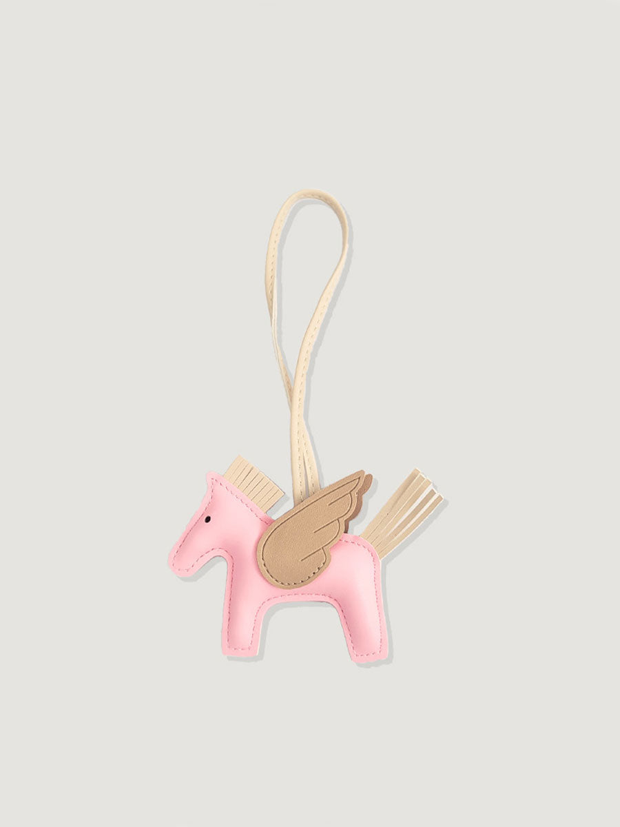 Luxury Leather Pony Bag Charm