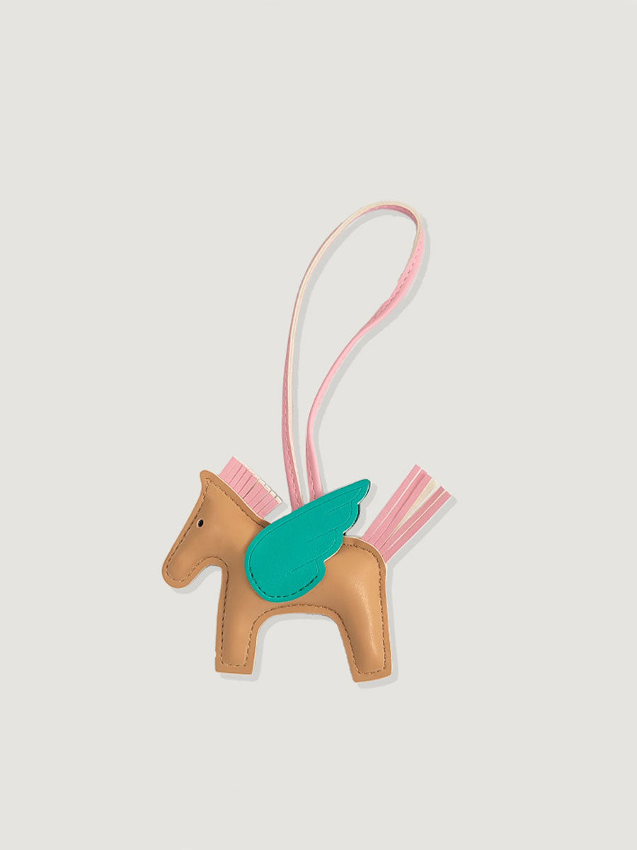 Luxury Leather Pony Bag Charm