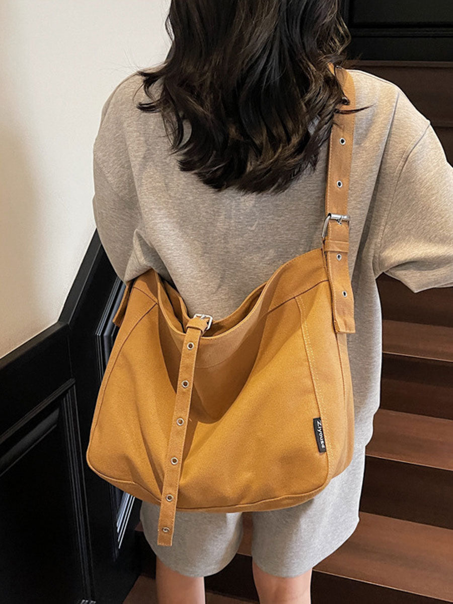 Vintage Canvas Tote Bag White