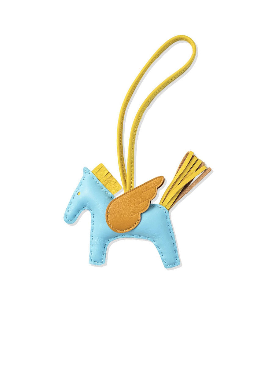 Luxury Leather Pegasus Bag Charm