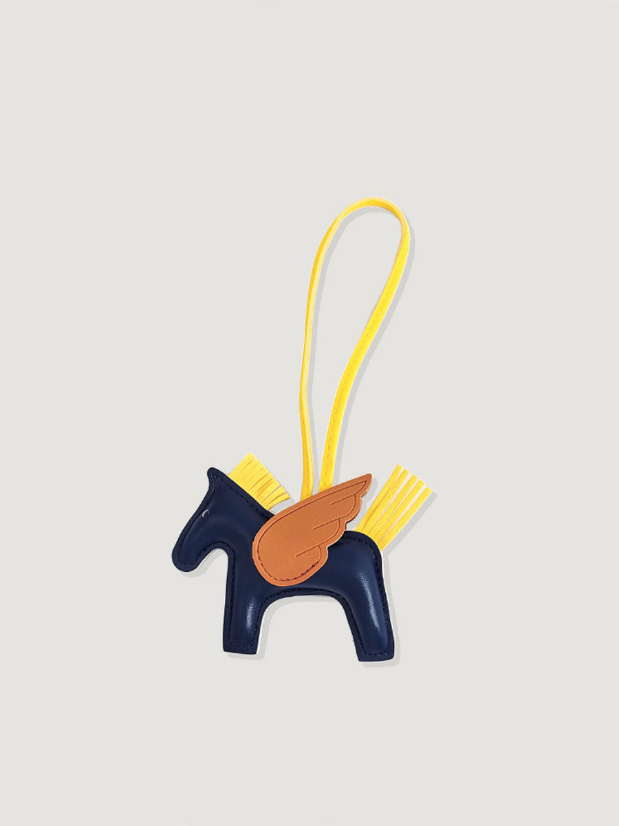 Luxury Leather Pony Bag Charm