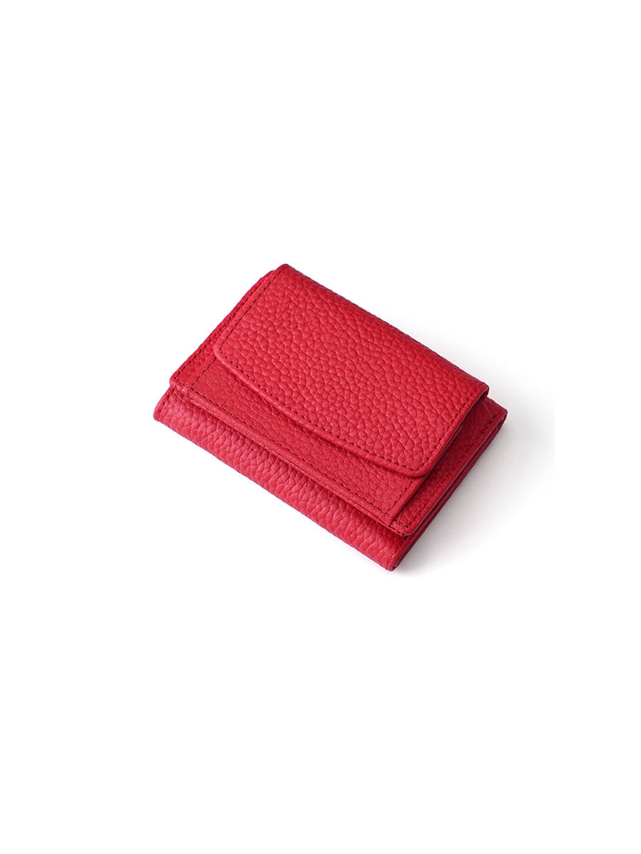 Genuine Leather Mini Wallet RFID 18