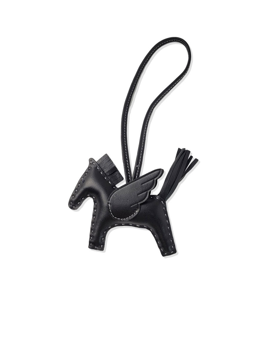 Luxury Leather Pegasus Bag Charm