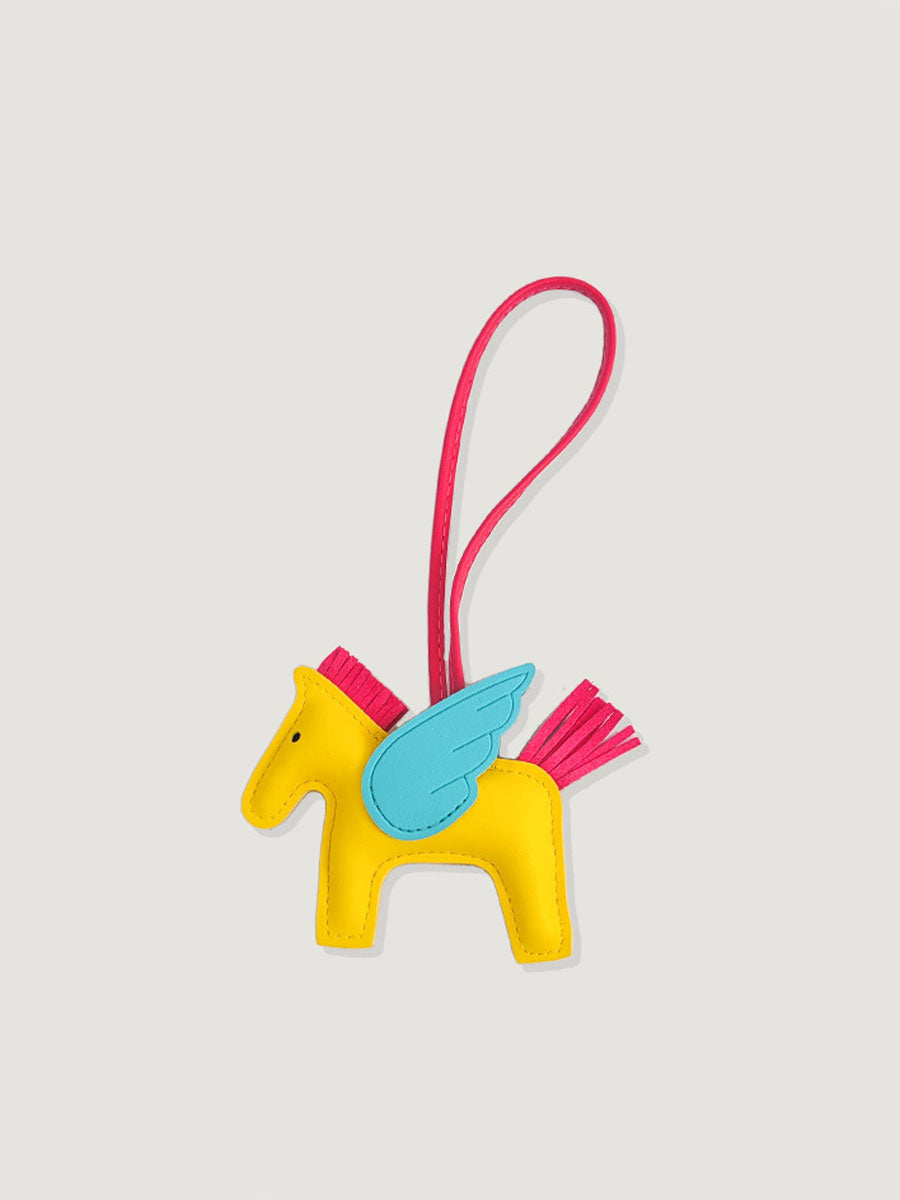 Luxury Leather Pony Bag Charm