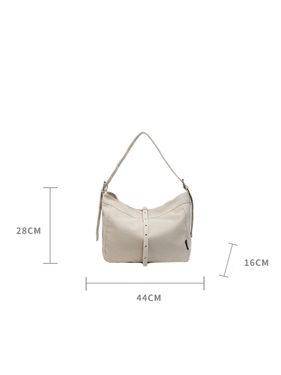 Vintage Canvas Tote Bag White