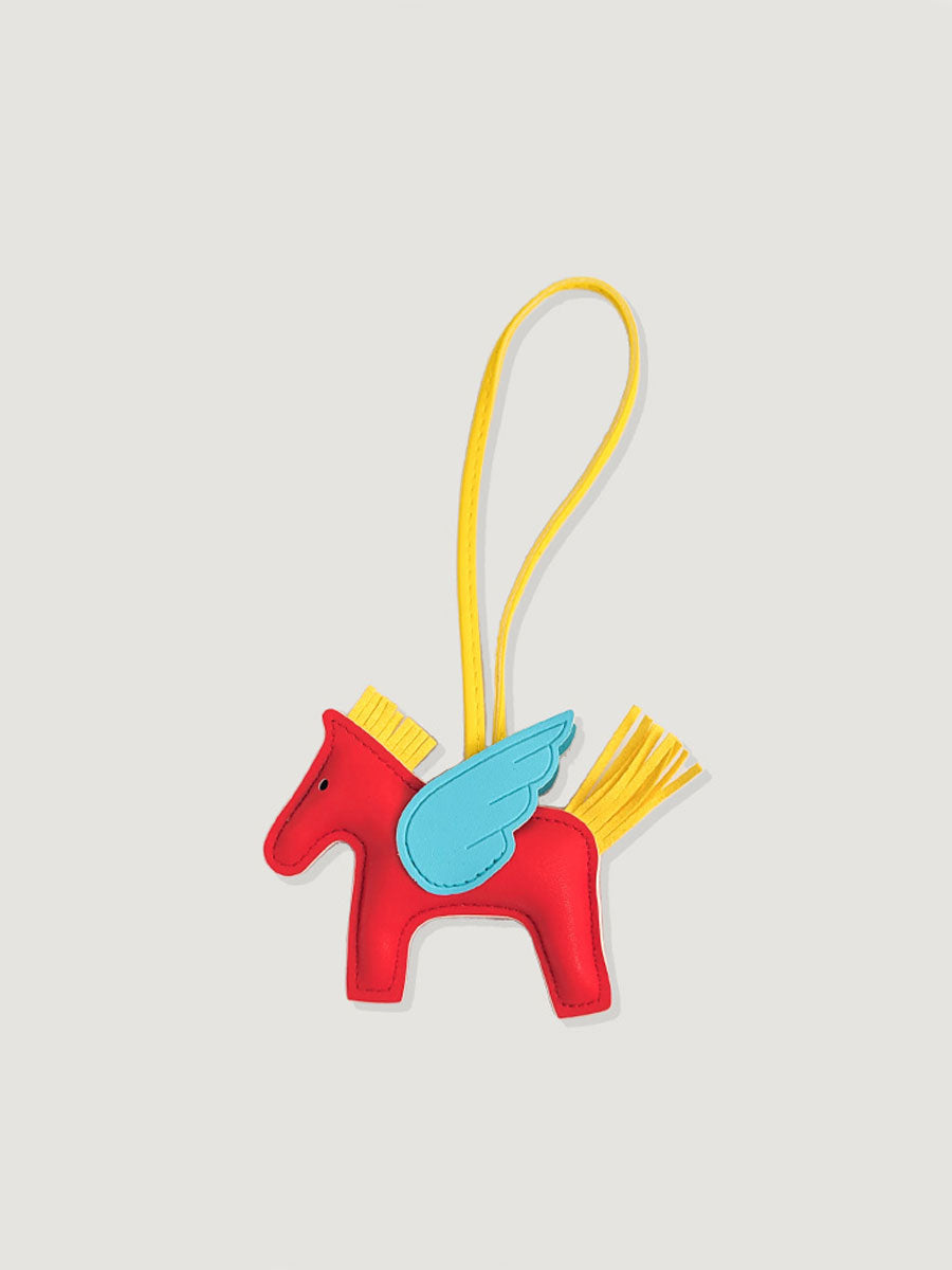 Luxury Leather Pony Bag Charm