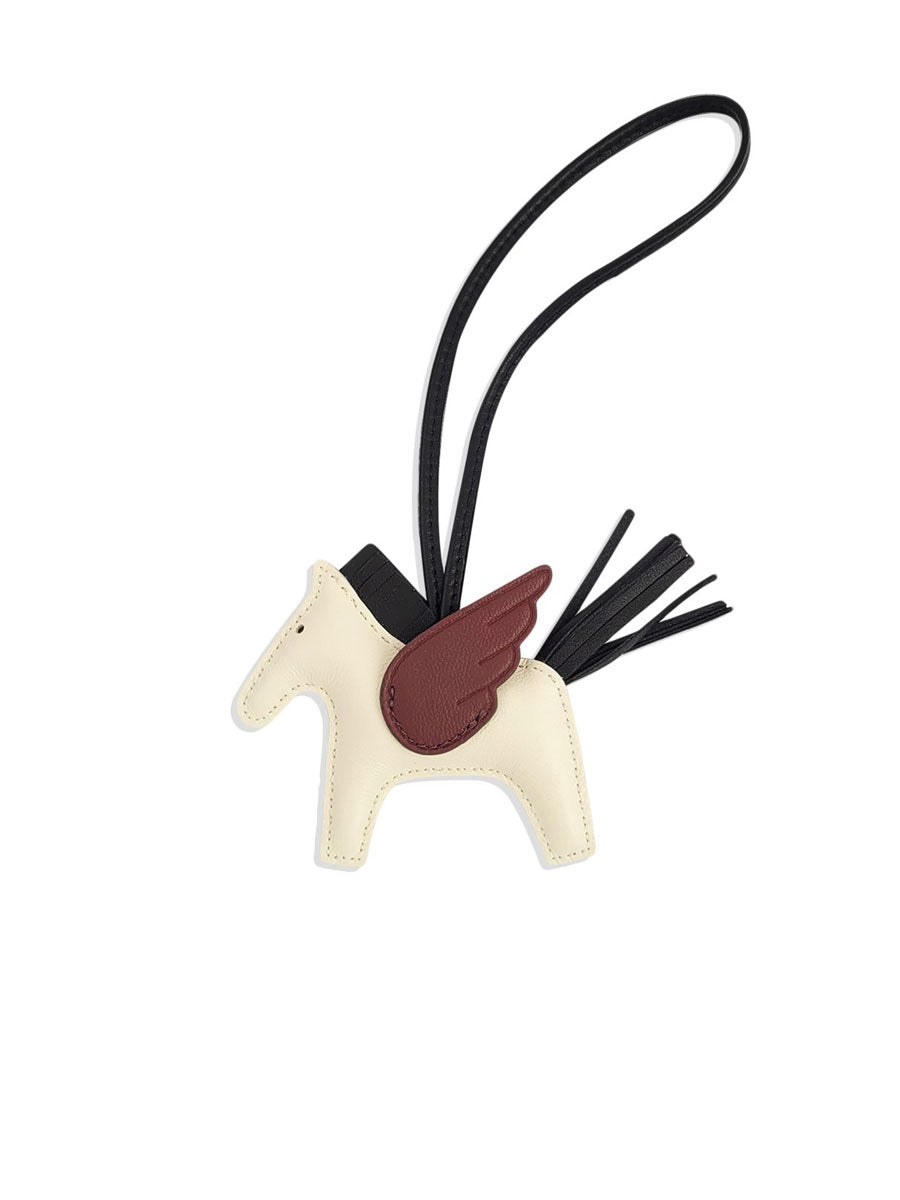 Luxury Leather Pegasus Bag Charm