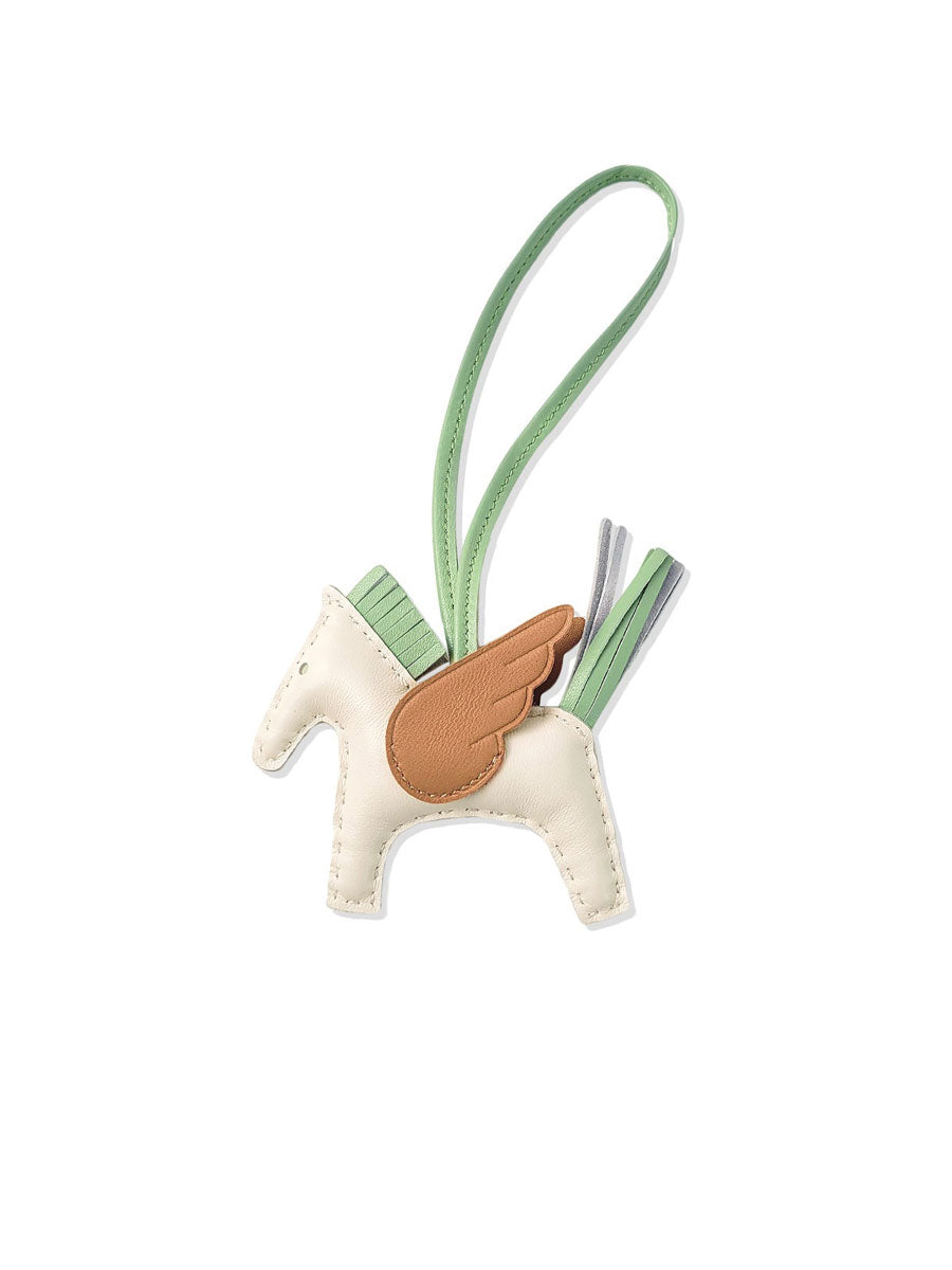 Luxury Leather Pegasus Bag Charm