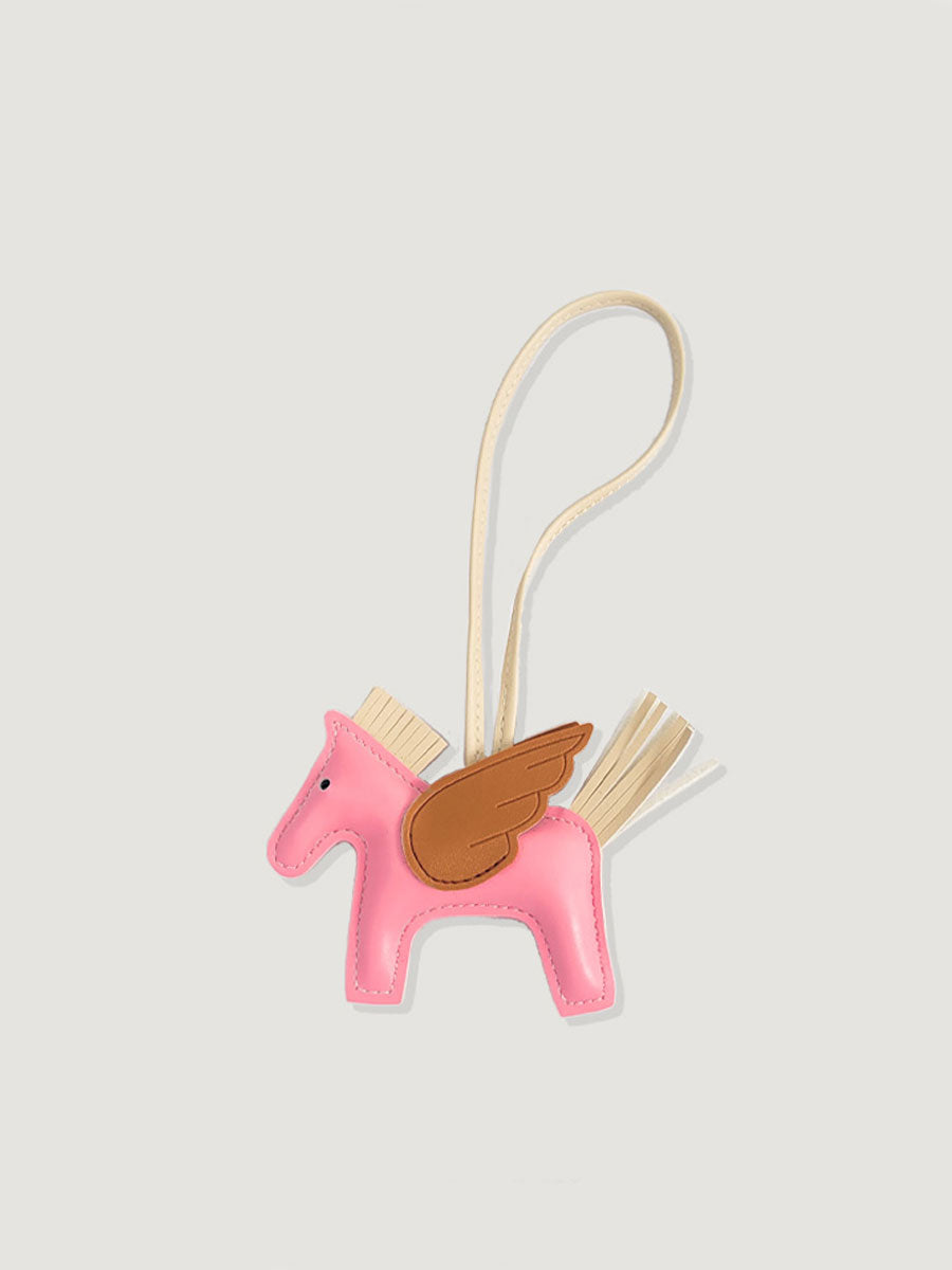 Luxury Leather Pony Bag Charm