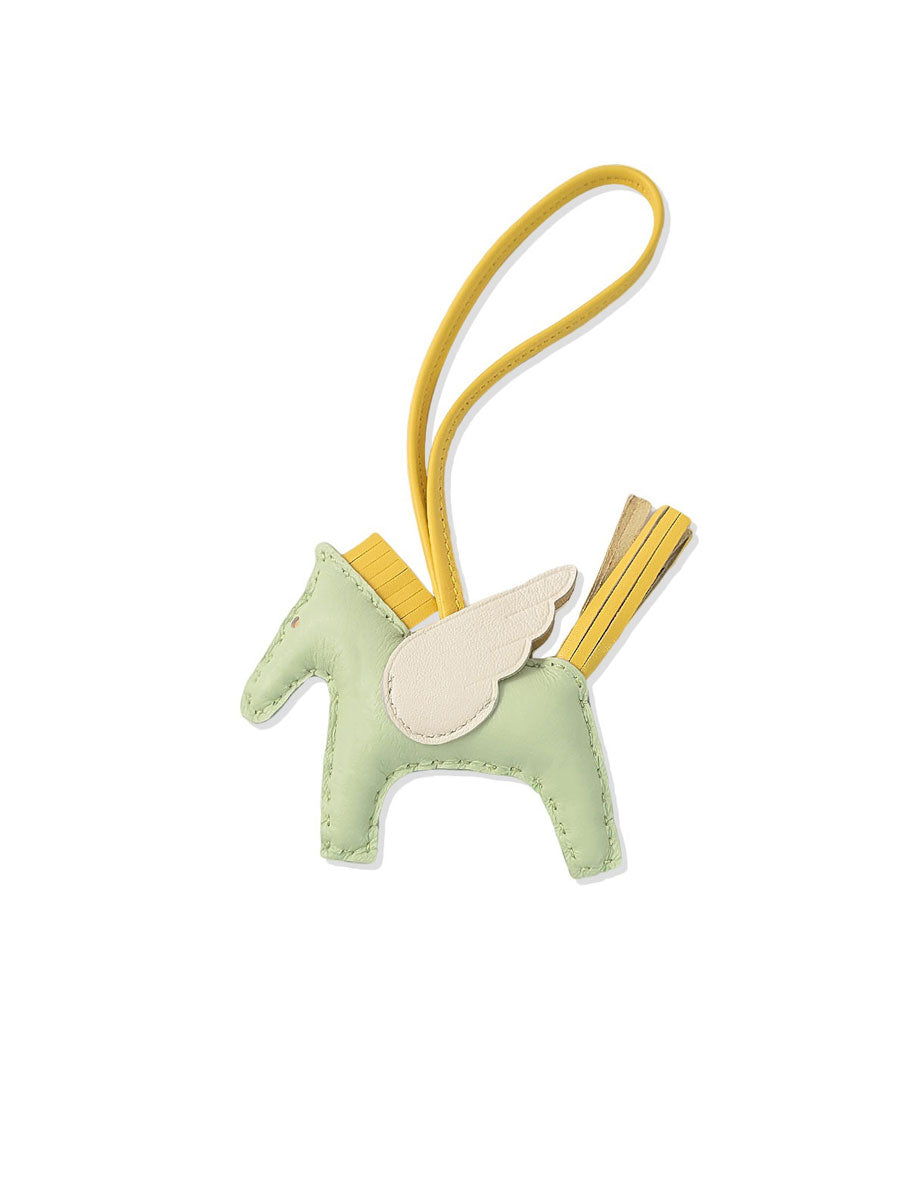 Luxury Leather Pegasus Bag Charm