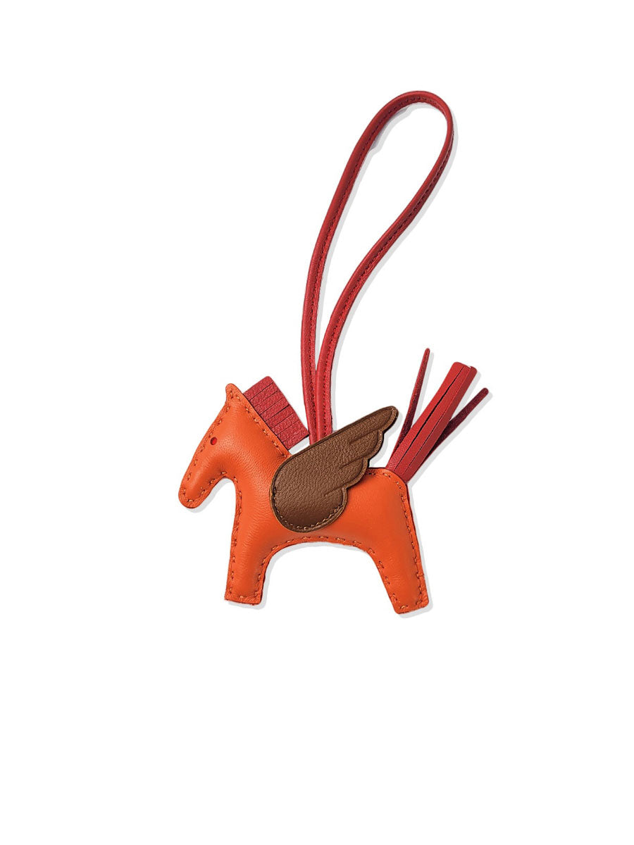 Luxury Leather Pegasus Bag Charm