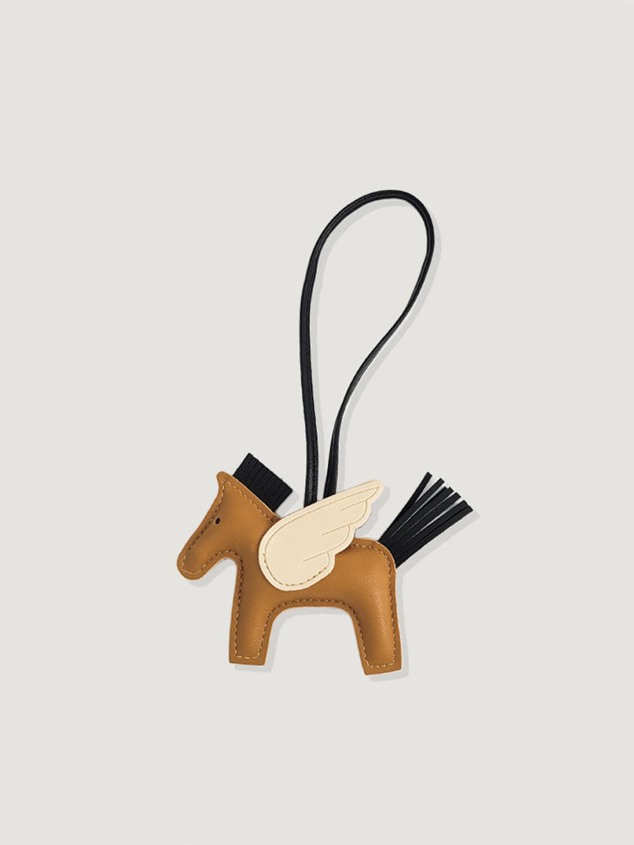 Luxury Leather Pony Bag Charm