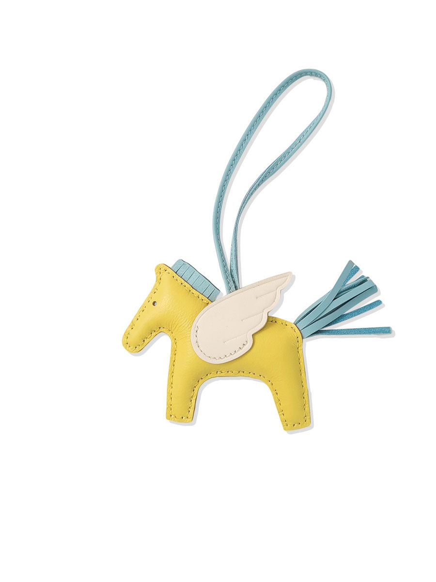 Luxury Leather Pegasus Bag Charm