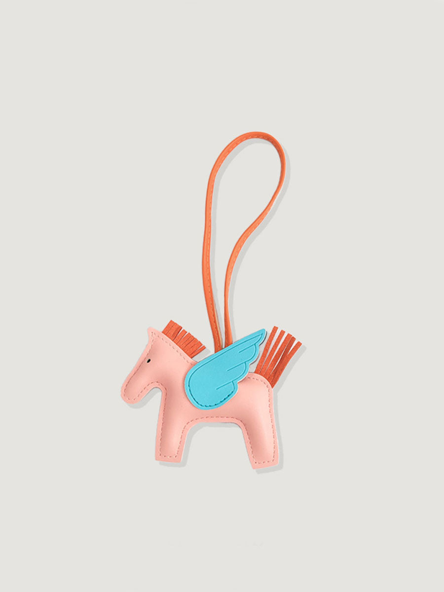 Luxury Leather Pony Bag Charm