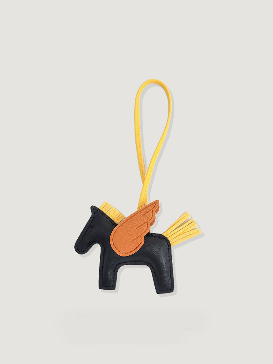 Luxury Leather Pony Bag Charm
