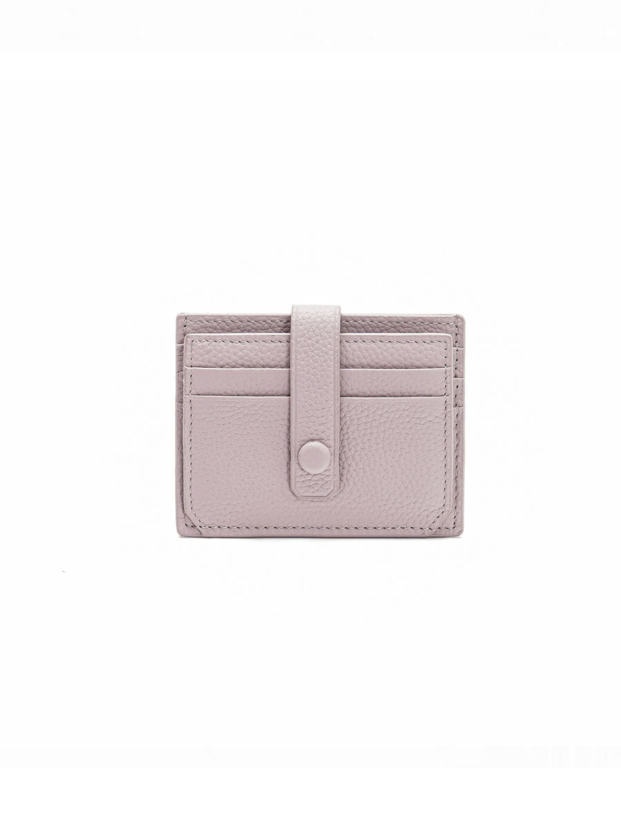 Slim Leather Card Holder Wallet  Orange