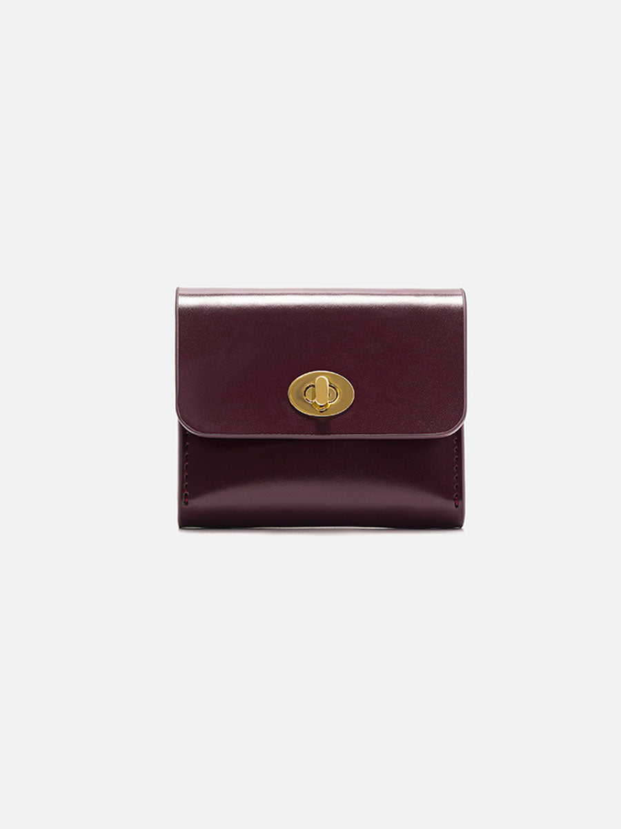 Genuine Leather Coin Purse Brown