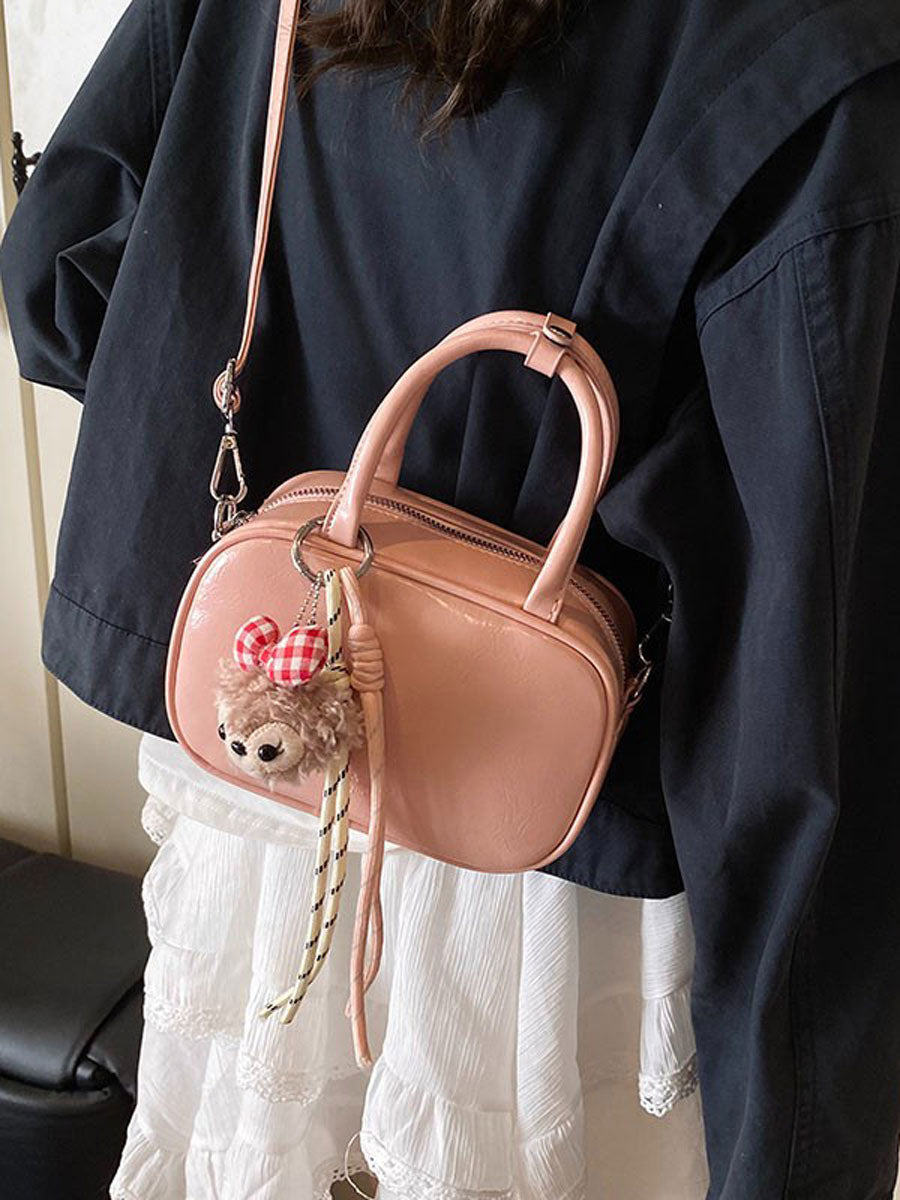 Cute Mini Crossbody Satchel Black