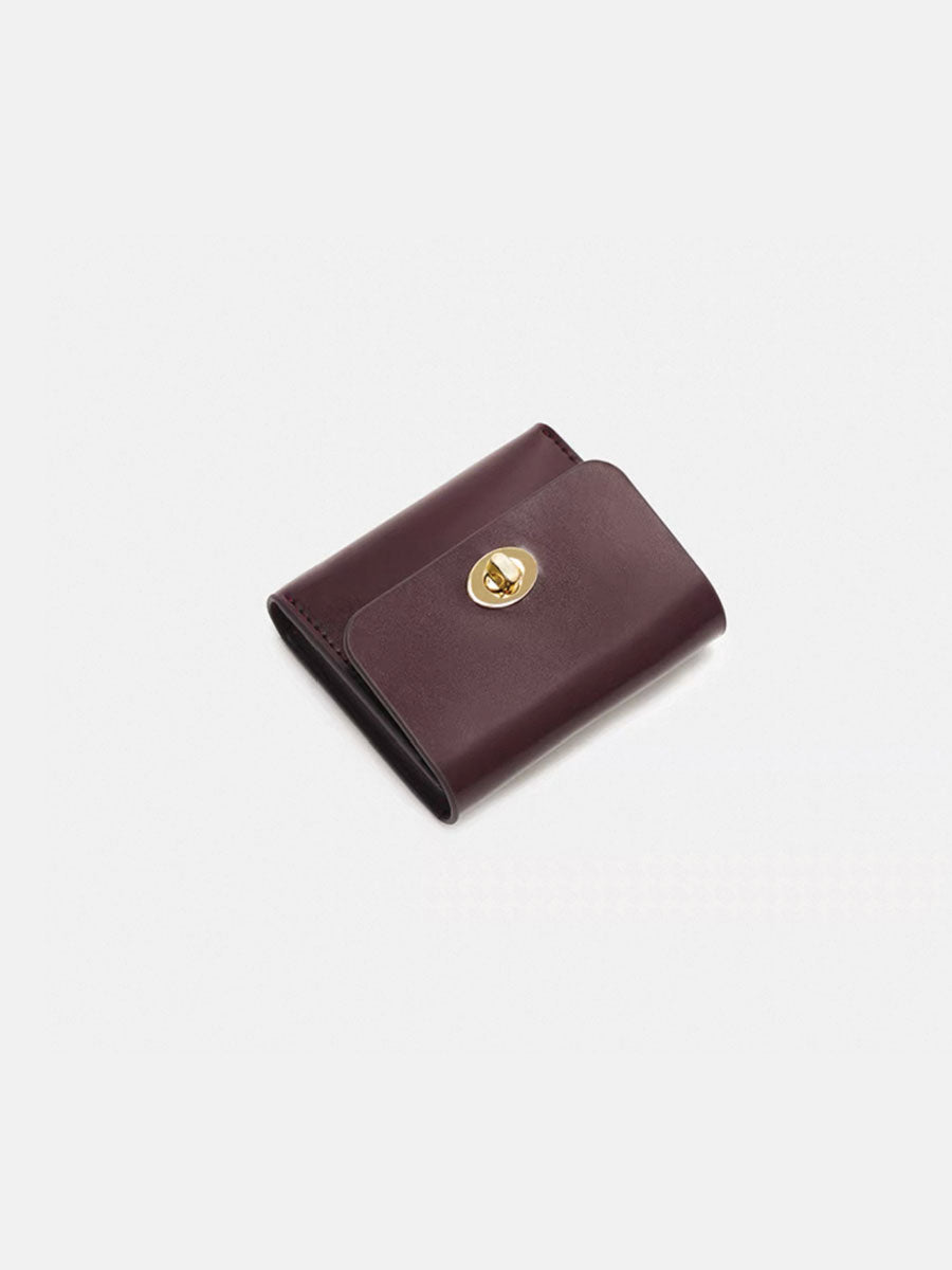 Genuine Leather Coin Purse Brown