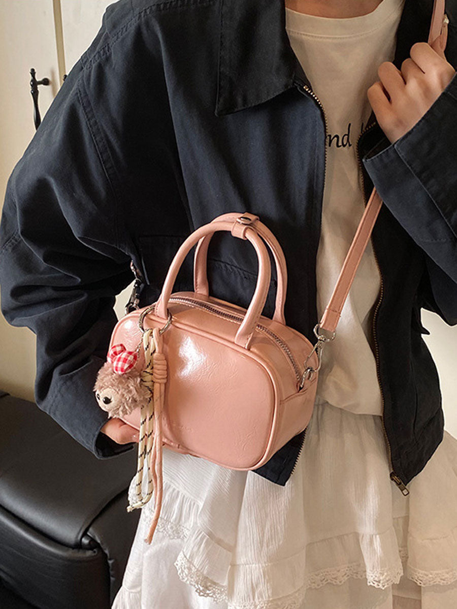 Cute Mini Crossbody Satchel Black