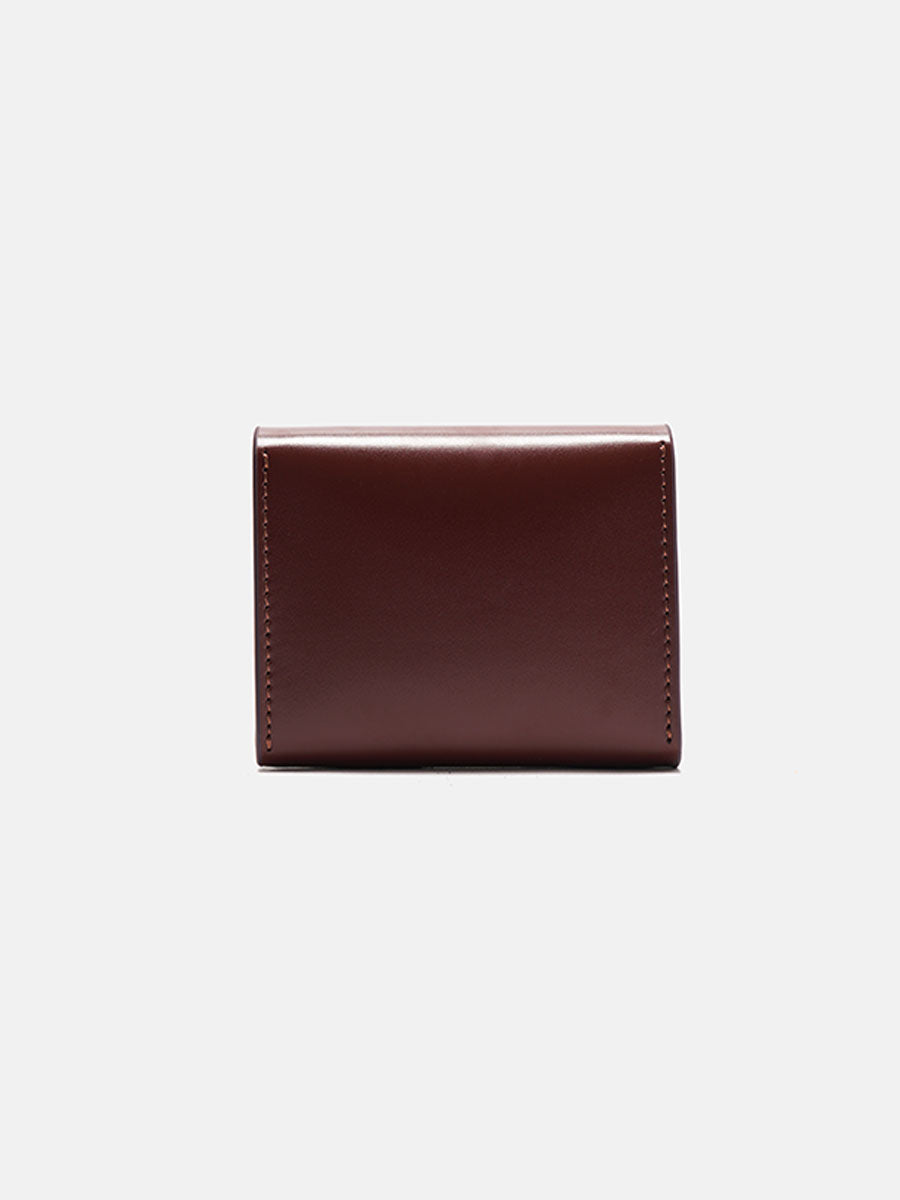 Genuine Leather Coin Purse Brown