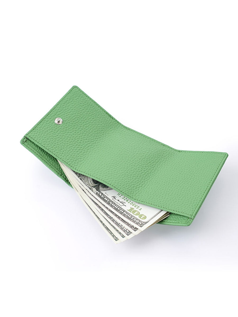 Genuine Leather Mini Wallet RFID 18
