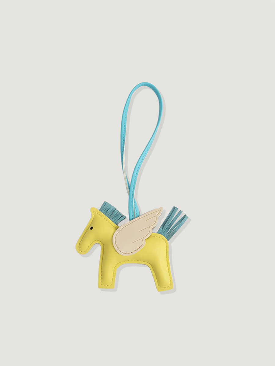 Luxury Leather Pony Bag Charm