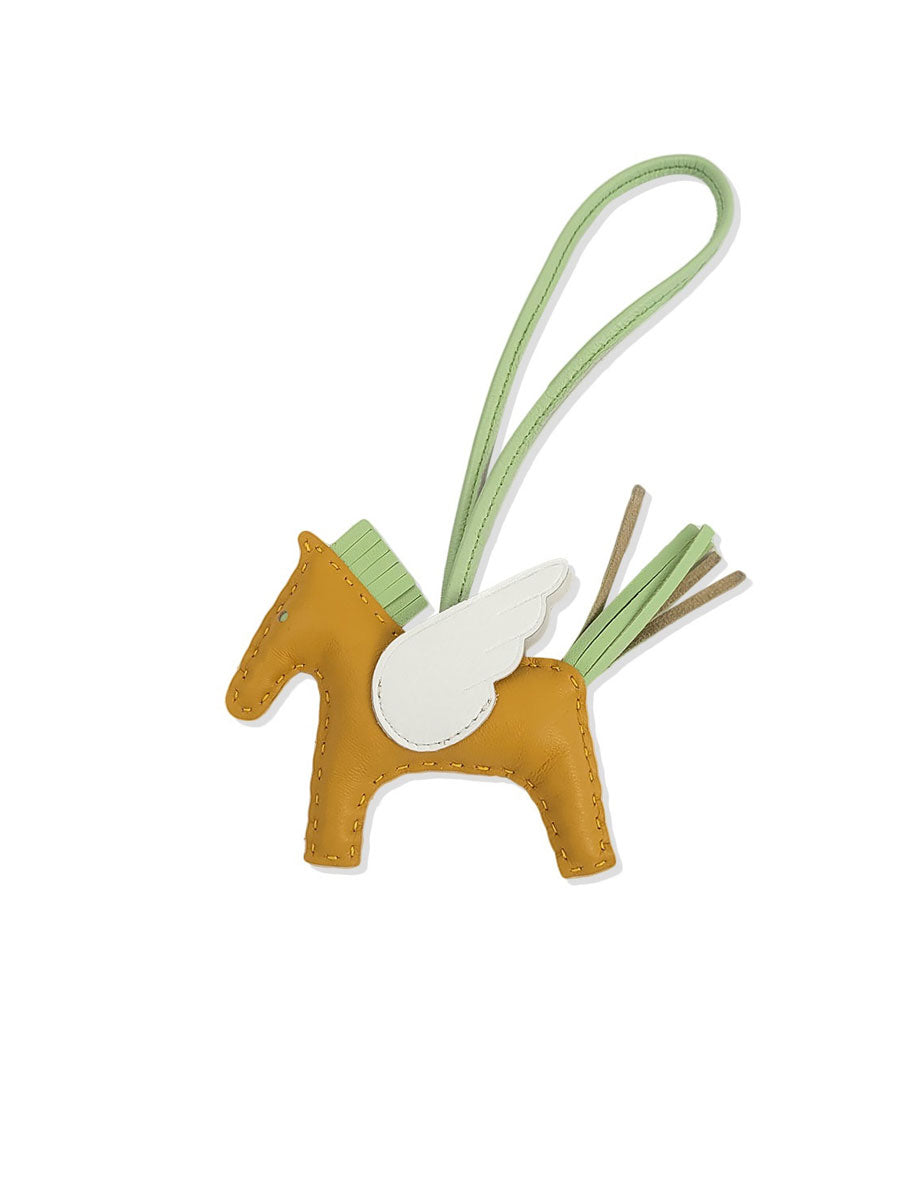 Luxury Leather Pegasus Bag Charm